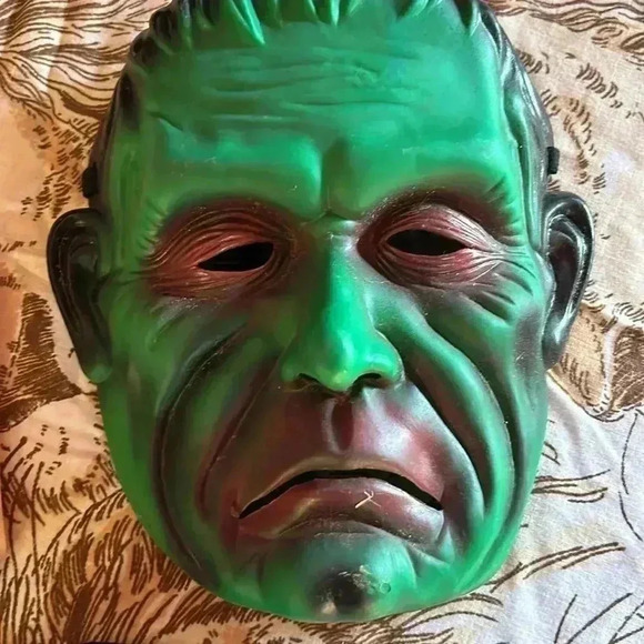 Vintage Halloween Horror Masks Frankenstein Dracula Ghoul 90s Y2K Bundle of 3 - Picture 3 of 7